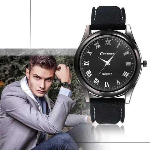 Vista 6 de Avaner Reloj de pulsera analógico de cuarzo para hombre, 2 en 1, con escala romana, encendedor de cigarrillos