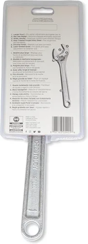 Vista 9 de Crescent Llave ajustable de 12" - Con tarjeta - AC212VS, Cromo