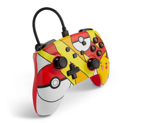 Vista 2 de NINTENDO SWITCH PIKACHU POP ART WIRED ENHANCED CONTROLLER POWER A