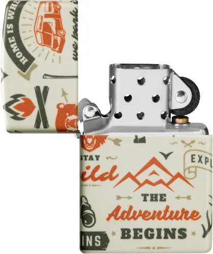 Vista 4 de Zippo Encendedor: Aventuras al aire libre - 540 Color 46041