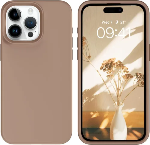 Vista 18 de GUAGUA Funda compatible con iPhone 17 Pro Max de 6.9 pulgadas, silicona líquida, goma de gel suave, delgada, forro de microfibra delgada