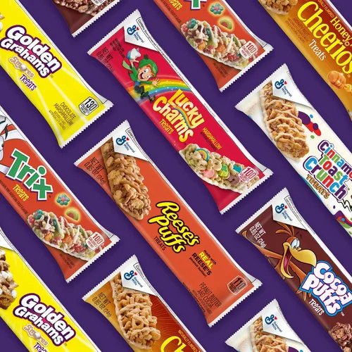 Vista 7 de Cinnamon Toast Crunch Barritas de cereales para desayuno, barras de aperitivos, 8 unidades (paquete de 6)
