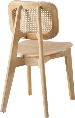 Vista 5 de Modway EEI-4645-GRY Habitat - Silla auxiliar de comedor de madera, color gris