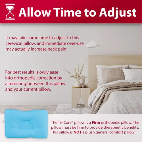 Vista 6 de Almohada de apoyo cervical, ideal para dolor de cuello y apoyo ortopédico por Core Products