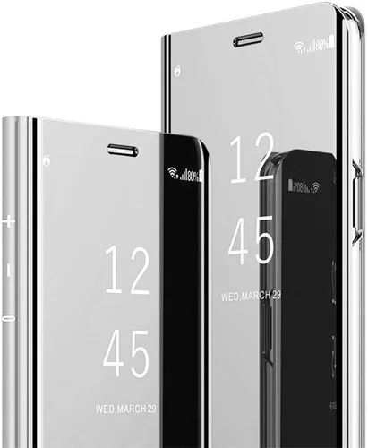 Vista 10 de Funda inteligente para Galaxy S22 Ultra Sleep/Wake Window's View Design Flip 360 de cuerpo completo protector de pantalla integrado delgado y duro