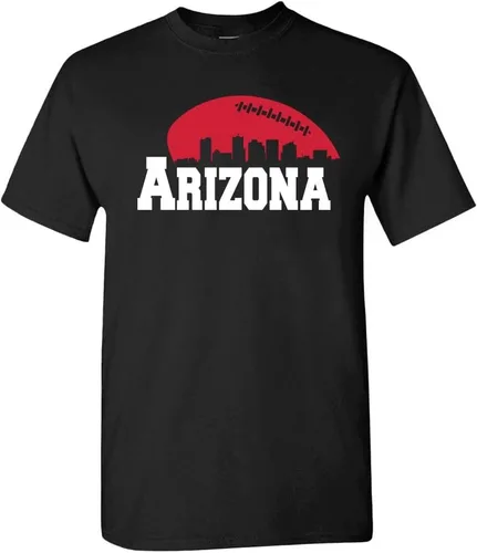 Vista 59 de Xtreme Apparrel City Skyline - Camiseta de hombre para los aficionados al fútbol americano Pittsburgh - Camisa negra