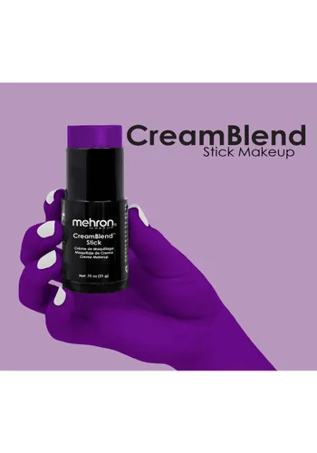 Vista 3 de Mehron CreamBlend Stick de Maquillaje Morado Multicolor