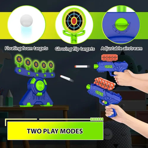 Vista 2 de GMAOPHY Shooting Games - Juguete de regalo para niños de 5, 6, 7, 8, 9, 10 años en adelante, regalo para niños que brillan en la oscuridad, objetivo