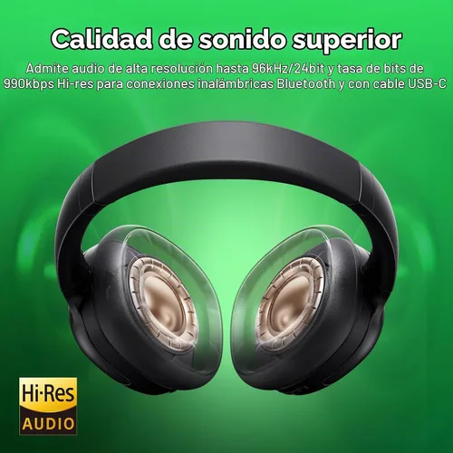 Vista 6 de Auriculares híbridos activos con cancelación de ruido, Bluetooth