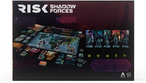 Vista 9 de Hasbro Gaming Avalon Hill Risk Shadow Forces - Juego de mesa de estrategia, juegos de guerra para adultos y familia, a partir de 13 años, para 3-5