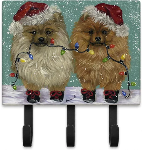 Vista 19 de Caroline's Treasures Bichon Frise Sisters - Ganchos para correa o llavero, multicolor