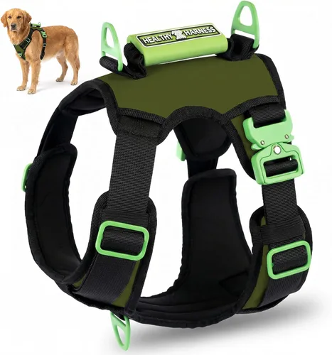Vista 9 de Supreme Sport - Arnés para perro, diseño resistente, sin estrangulamiento, sin tirones. Ajustable, cómodo acolchado, fácil de poner y quitar