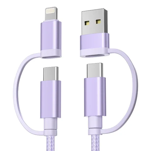 Vista 9 de Basesailor Cable de carga para iPad mini 7ª de 3.3 pies, iPad Pro 10ª Air 4 5ª generación, cable de carga rápida de 60 W con convertidor