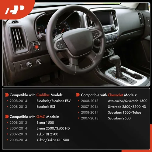 Vista 2 de Conjunto de interruptor de control de freno de remolque A-Premium Compatible con Chevrolet Silverado 1500 2500/3500 HD Suburban Tahoe Avalanche