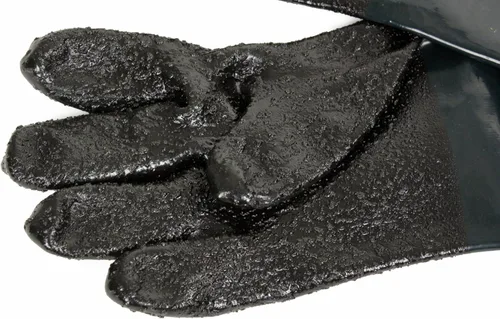 Vista 4 de Guantes de chorro de arena de goma con apertura de 8 pulgadas de diámetro y 24 pulgadas de longitud para gabinetes de chorro de arena modelo 60 90