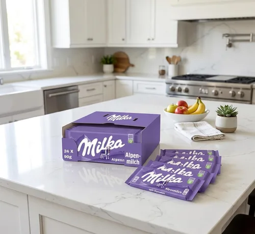 Vista 7 de Milka Alpenmilch - Barra de chocolate, 3.5 onzas (paquete de 24)