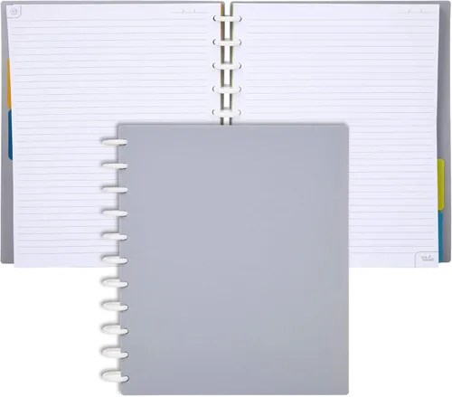 Vista 111 de Talia - Cuadernos de notas con tapas, planificador, personalizables, (Rosa de los 90, Junior (5.5 pulgadas x 8.5 pulgadas))