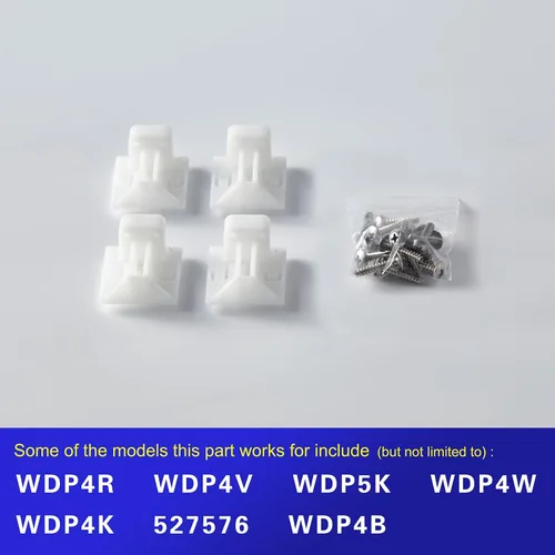 Vista 4 de AAA30793431 Kit de accesorios de montaje de arandela para pedestal de lavadora y secadora LG (paquete de 1)