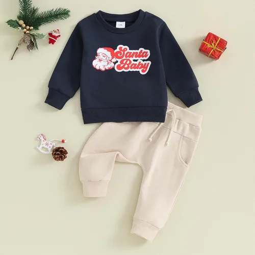Vista 2 de Ropa de Halloween para bebé, sudadera de manga larga con diseño de calabaza, conjunto de pantalones de fiesta de Halloween para otoño e invierno
