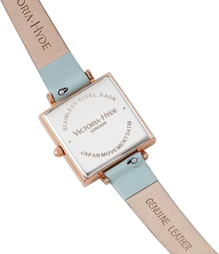 Vista 2 de VICTORIA HYDE Butterfly Women Watches Square Small Dial Watches for Women Waterproof Women's Wrist Watches with Genuine Leather Strap