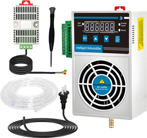 Vista 6 de Deshumidificador automático pequeño para tienda de campaña, caja eléctrica, armario de almacenamiento, armario, caja fuerte, kit