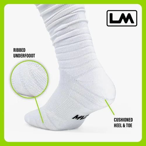 Vista 4 de Calcetines de fútbol Loudmouth Scrunch