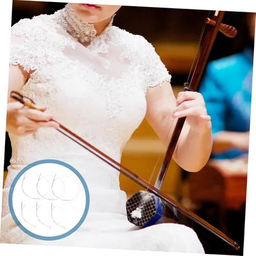 Vista 9 de SUPVOX 15sets Full Erhu Strings Wire Core Wire High Resonance Comfortable Hand Feel Erhu Accessories