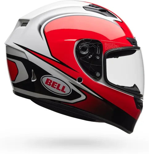 Vista 3 de Bell Cascos Qualifier DLX MIPS - Rojo/Blanco Tarmac, M