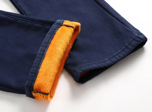 Vista 6 de FREDD MARSHALL - Jeans elásticos y ajustado para hombre con forro polar
