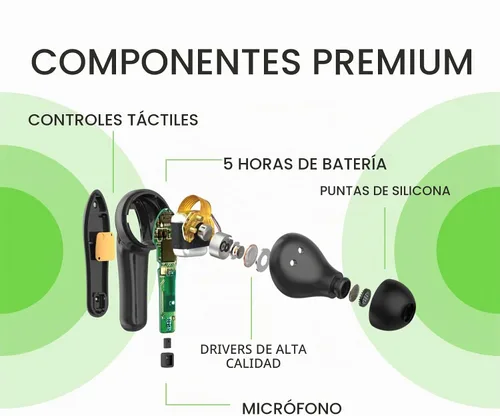 Vista 2 de [Usado] Belkin SOUNDFORM Move - Auriculares inalámbricos Bluetooth con controles táctiles, certificación IPX5, resistentes al sudor y al agua