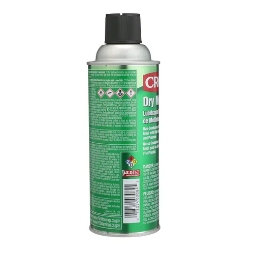 Vista 4 de CRC 03084 (peso neto: 11 onzas) Aerosol lubricante Dry Moly 16 onzas