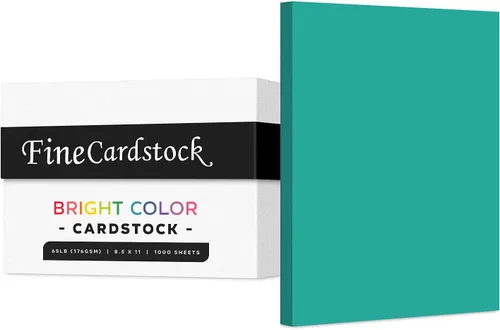 Vista 13 de Papel de alta calidad para tarjetas de colores, caja de 1000 hojas, cartulina de peso medio de 65 libras, perfecta para suministros escolares, artes