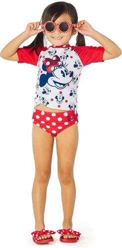 Vista 2 de Disney Minnie Mouse Set de baño de lujo con lunares rojos para niñas