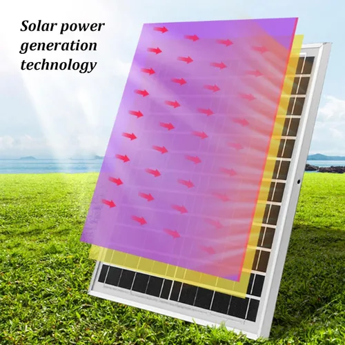 Vista 5 de Ventilador solar portátil, ventilador de pie oscilante solar de 16 pulgadas con panel solar, batería de 13200 mAh, luz nocturna LED integrada e Negro