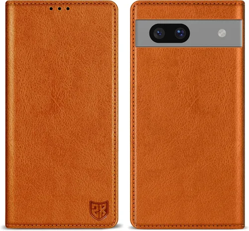Vista 15 de ZZXX - Funda tipo cartera para Google Pixel 7, magnética fuerte de 6.3 Negro