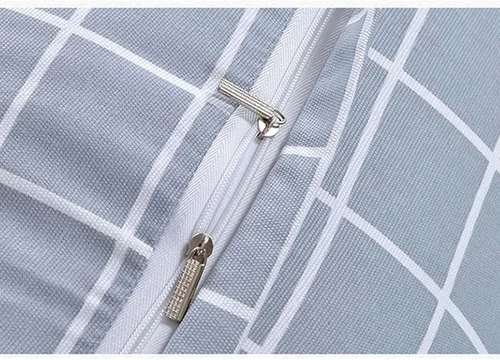 Vista 4 de Almohada de lectura triangular de 39 x 8 x 20 pulgadas, almohada de cuña para cama, cabecera de respaldo de cama con cremallera, soporte de respaldo