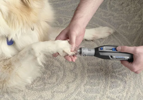 Vista 8 de Dremel PawControl 7760-PGK Lijadora y Recortadora de Uñas para Perros - Kit de Herramientas de Aseo para Mascotas Inalámbrico y Recargable - Seguro