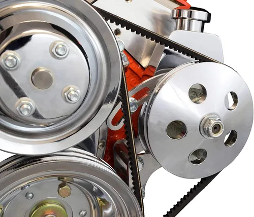 Vista 5 de SBC, billet ajustable, soporte de bomba de dirección, LWP 350 Small Block Chevy 551522