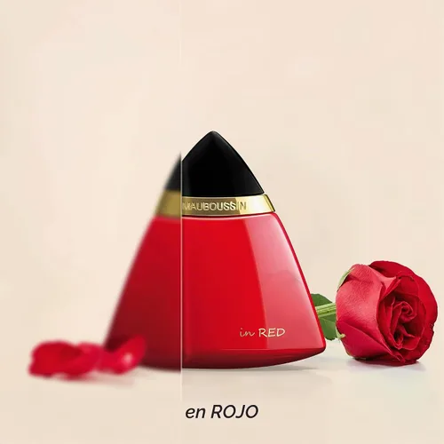 Vista 7 de Mauboussin - In Red 3.4 fl oz (3.3 Fl Oz) - Eau de Parfum para Mujer - Aromas orientales, florales y amaderados