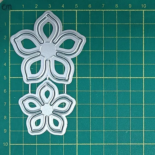 Vista 5 de Troqueles para álbumes de recortes, troqueles de corte de metal con marco rectangular para hacer tarjetas, plantilla de perforación de manualidades