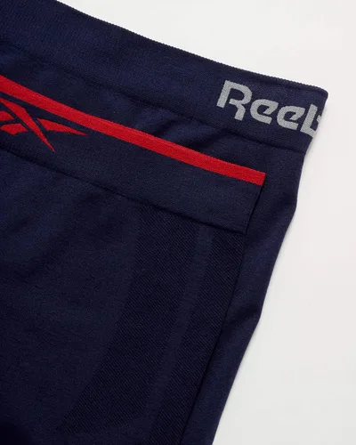 Vista 2 de Reebok Ropa interior para mujer pantalones cortos sin costuras de rendimiento paquete de 4