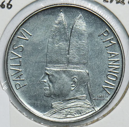 Vista 2 de Collectible Coin Vatican 1966 100 Lire 198671