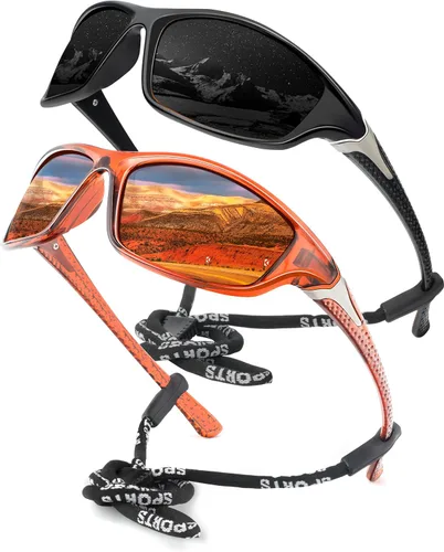 Vista 36 de KALIYADI 4 Pack Polarized Sunglasses-Men Sports Sun-glasses: Mens Sunglasses UV Protection for Fishing Driving Cycling