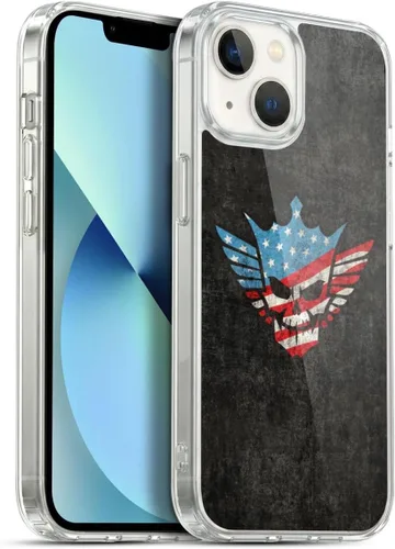 Vista 74 de Head Case Designs Funda de gel suave con licencia oficial de la WWE American Nightmare Flag Cody Rhodes Graphics compatible con Apple iPhone 7