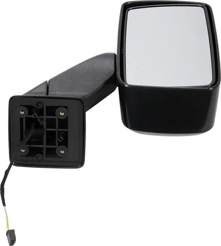 Vista 6 de KUAFU Par de espejos eléctricos compatible con Hummer H3 2006-2010 2009-2010 Hummer H3T Reemplazo izquierdo y derecho para montaje de espejo Negro