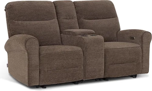 Vista 17 de MCombo Sofá reclinable eléctrico Hugger de pared de 87.8 pulgadas, sofá reclinable triple de 3 asientos con puertos USB, sofá reclinable con brazo