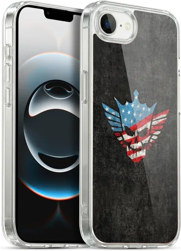Vista 30 de Head Case Designs Funda de gel suave con licencia oficial de la WWE American Nightmare Flag Cody Rhodes Graphics compatible con Apple iPhone 7