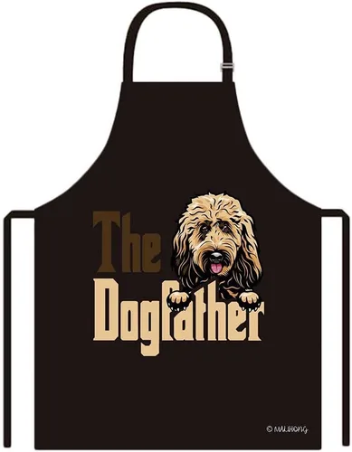 Vista 23 de Delantal con divertido delantal de perro Golden Retriever para cachorros, Golden Retriever-2