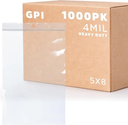 Vista 21 de GPI - Bolsas de plástico transparente con cremallera de 3" x 4", 100 unidades, bolsas de polietileno resistentes de servicio pesado de 4 mil