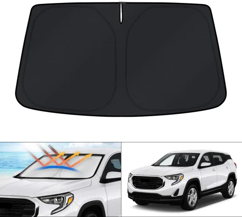 Vista 142 de KUST Parasol para parabrisas para BMW X1 F48 2016, 2017, 2018, 2019, 2020, 2021, 2022, accesorios de ajuste personalizado, parasol plegable